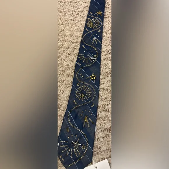 NWT Free People Tricia Fix Embellished Tie - blue - one size / ALL - Picture 8 of 13